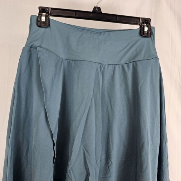 Halara Stone Blue Breezeful™ High Waisted High Low Ruffle 2-in-1 Flowy Quick Dry - Picture 4 of 9